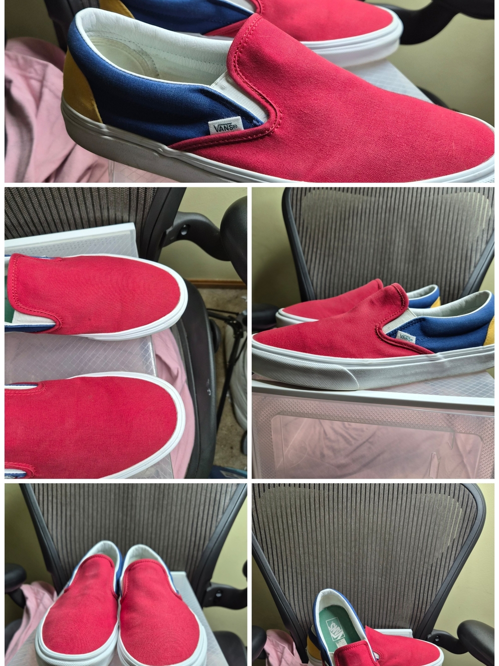 Vans Red Slip-On 'Yacht Club'